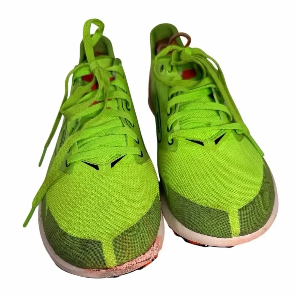Brooks Draft XC Cross Country Running Shoes Green Gecko Unisex Spikes M 9.5 W 11